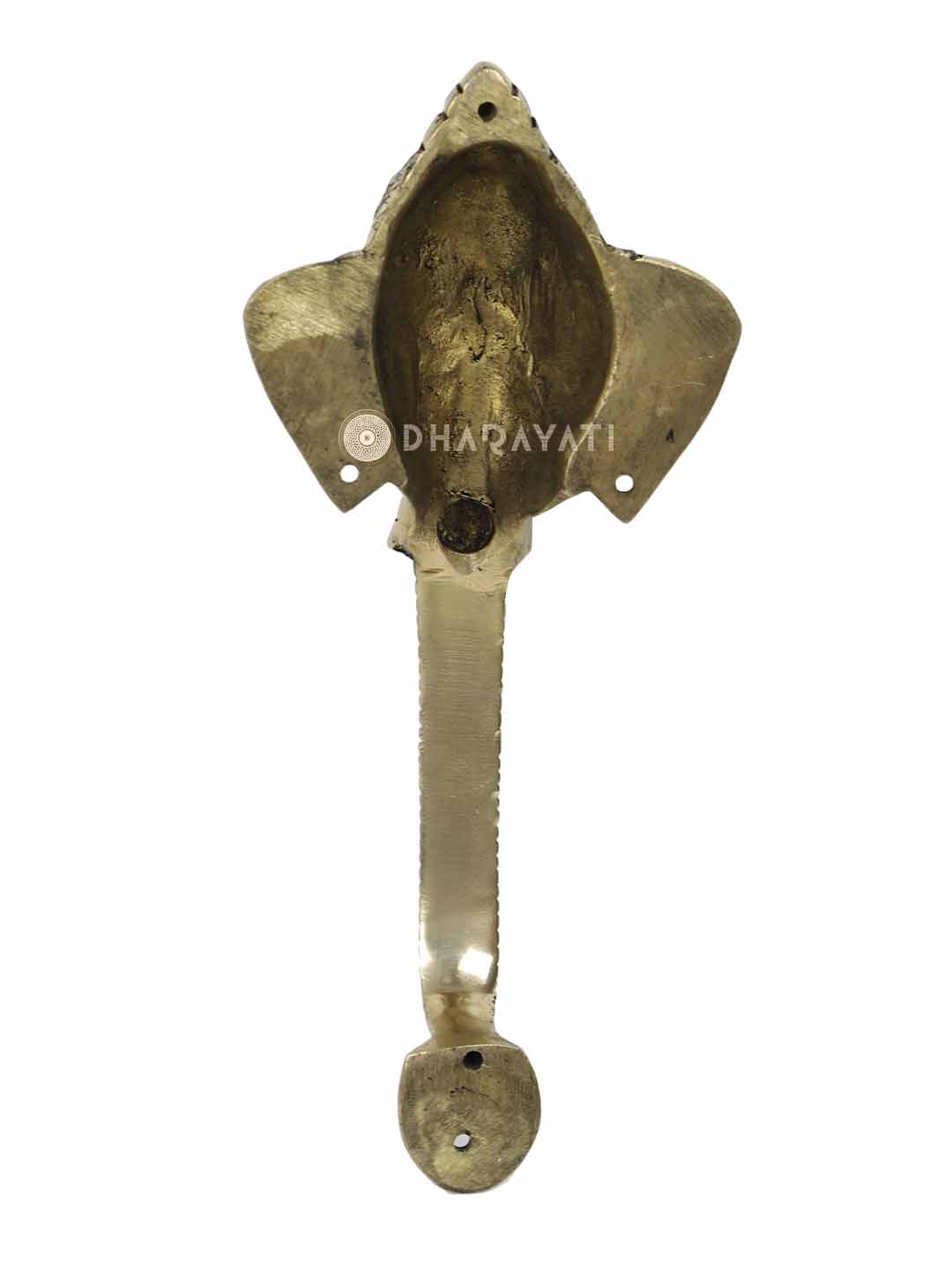 Ganesh Design Door Handle Decorative Brass