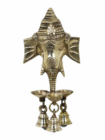 Brass Figurine Ganesh Design 3 Diya&