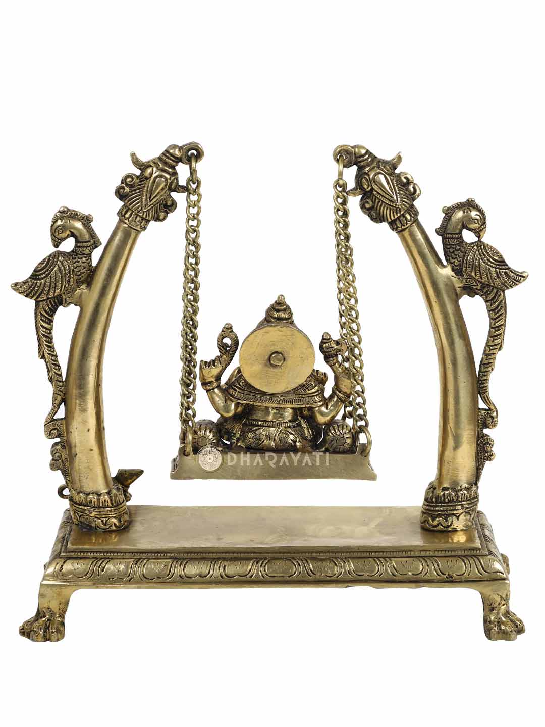 Ganesh Jhula  Decorative Brass Figurine