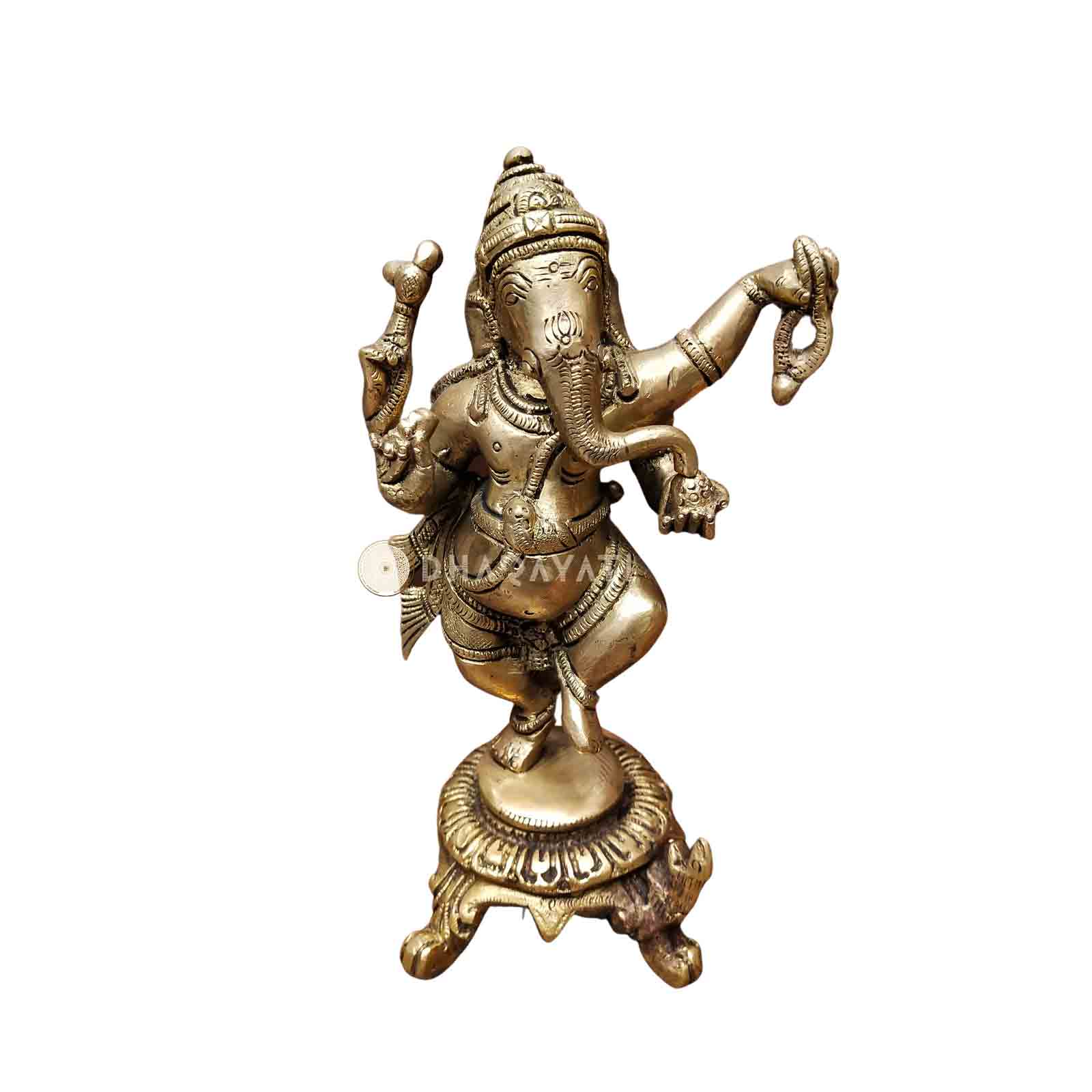 Brass Dancing Ganesha