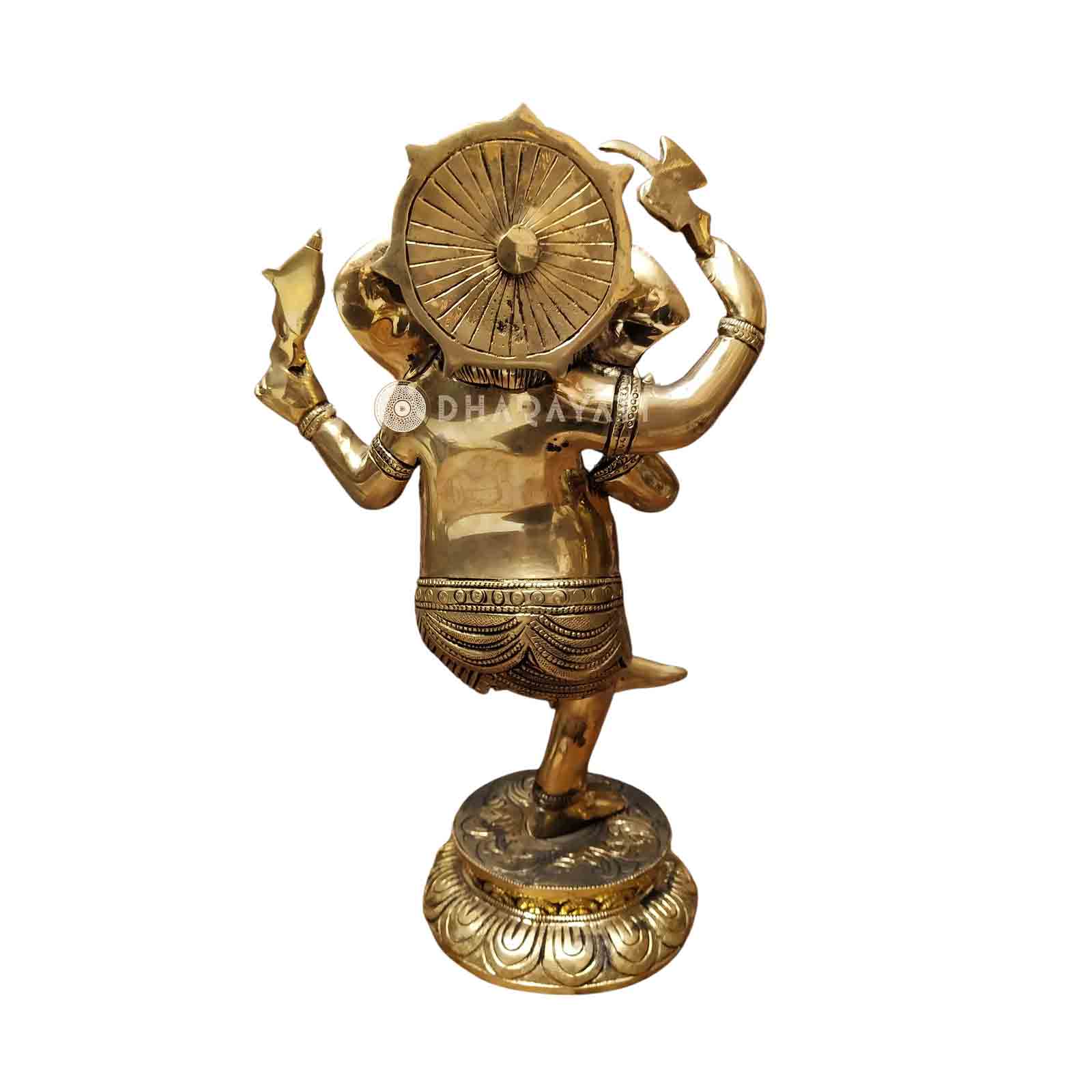 Brass Dancing Ganesha Big