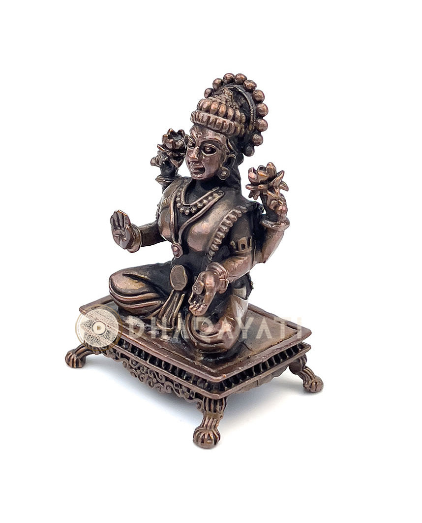 Copper Goddess Mahalakshmi