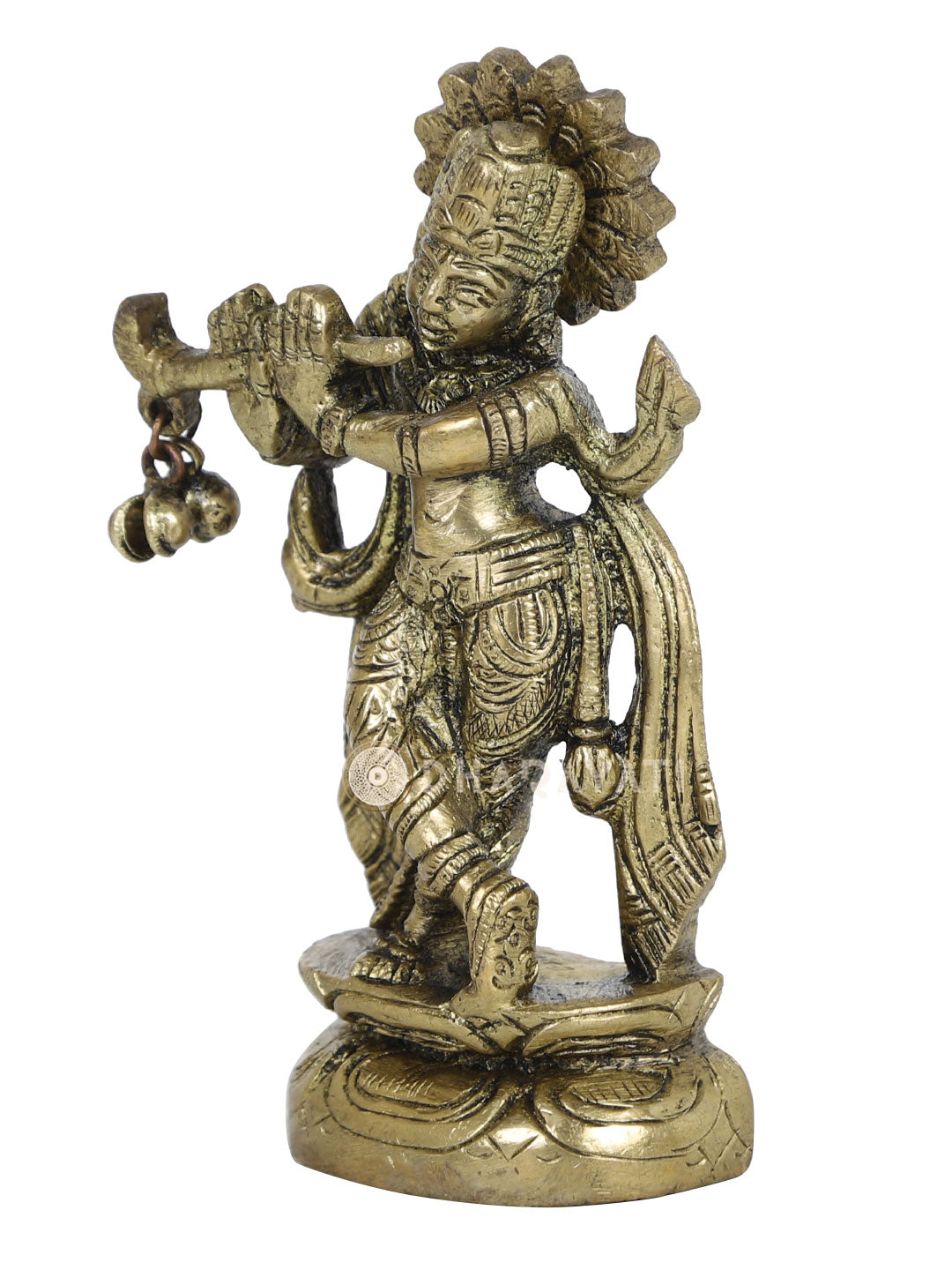 Krishna Decorative Brass Figurine