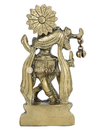 Krishna Decorative Brass Figurine