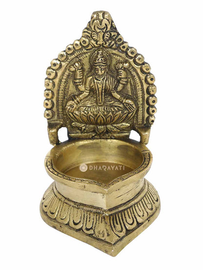 Lakshmi Diya Decorative Brass Figurine