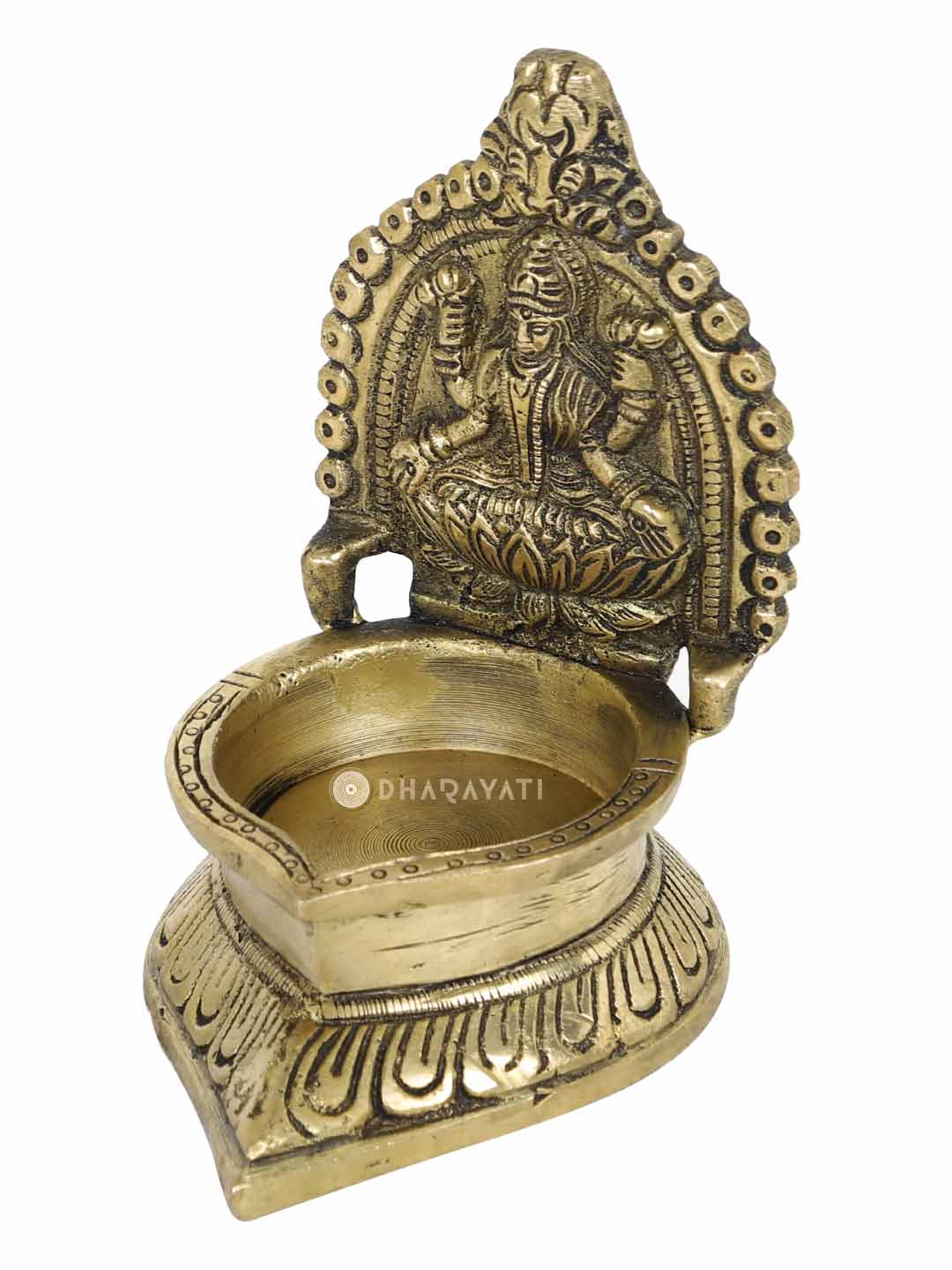 Lakshmi Diya Decorative Brass Figurine