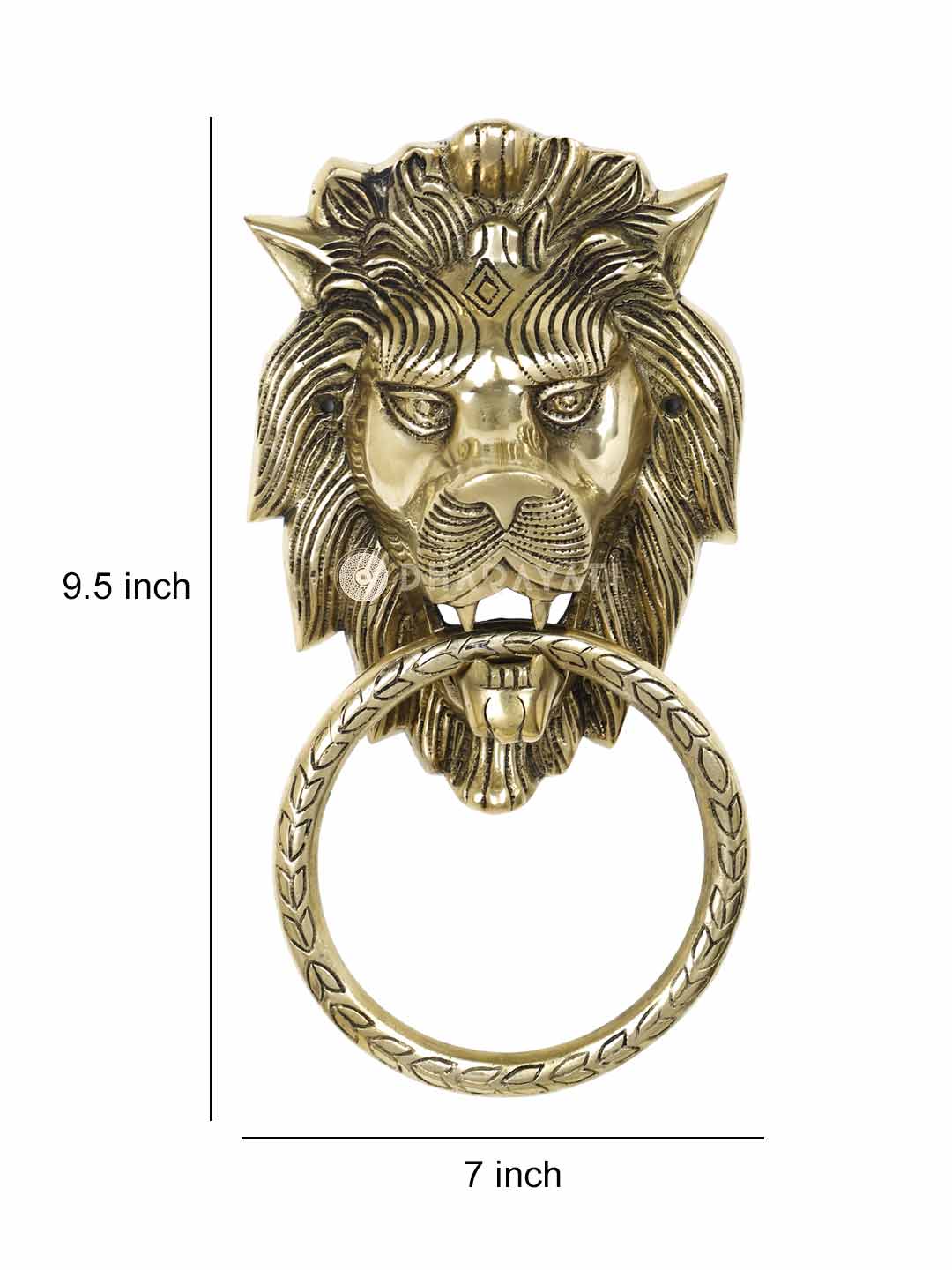 Lion Design Big Door Knockers Decorative Brass