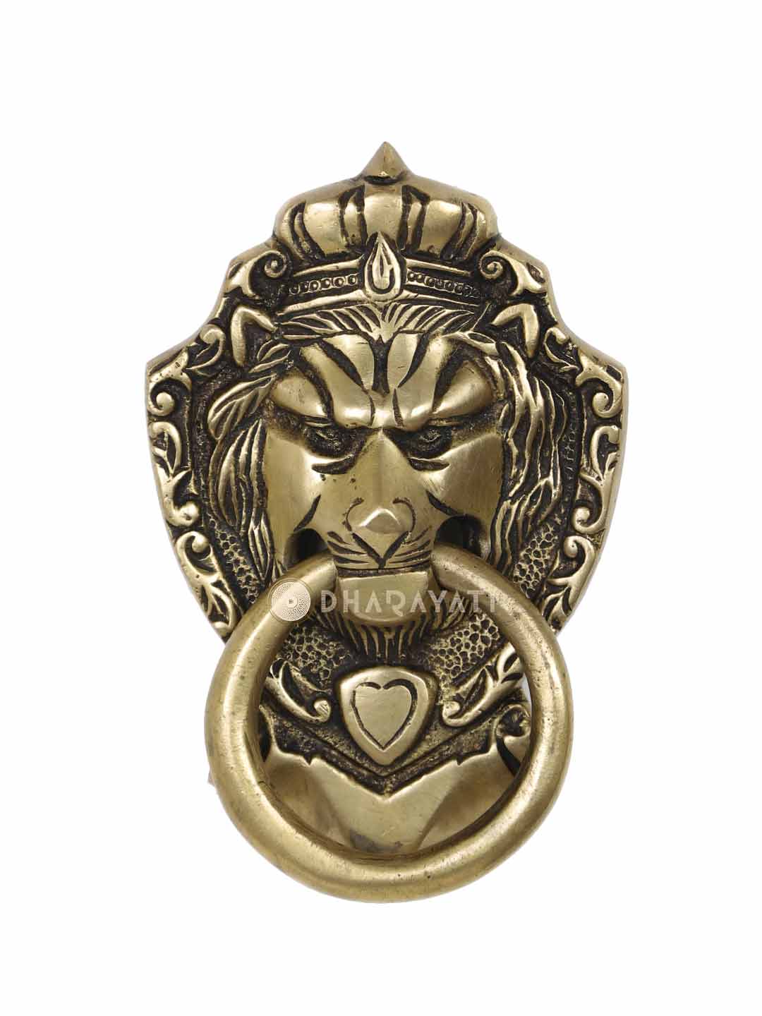 Lion Design Door Knocker Decorative Brass