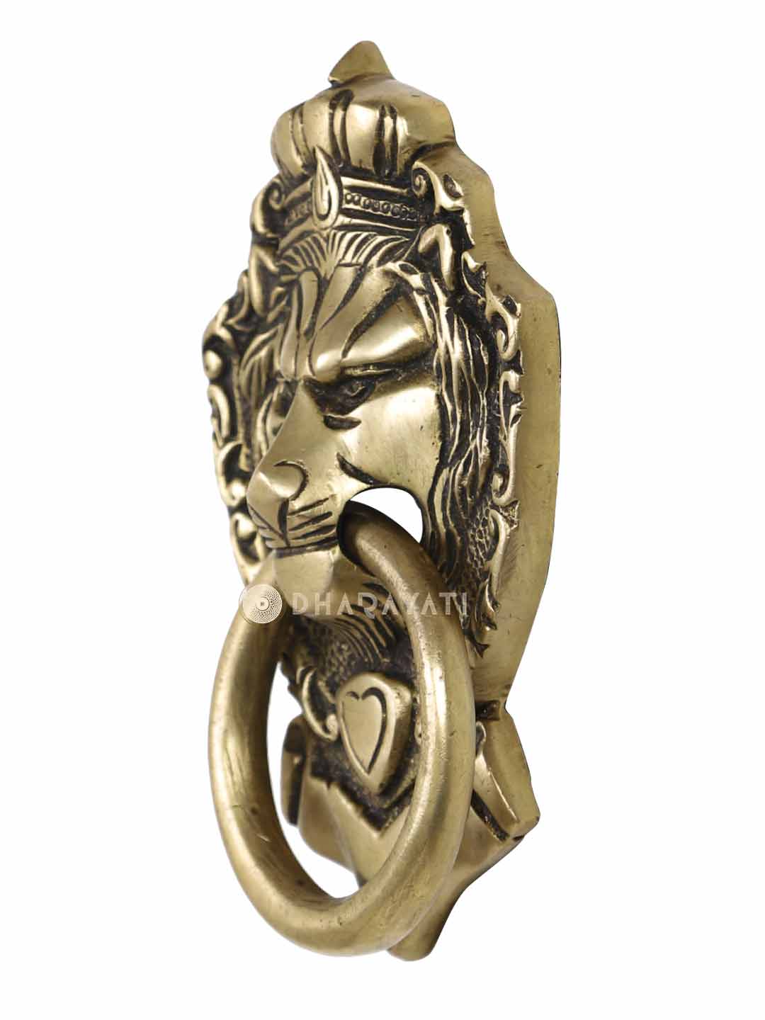 Lion Design Door Knocker Decorative Brass