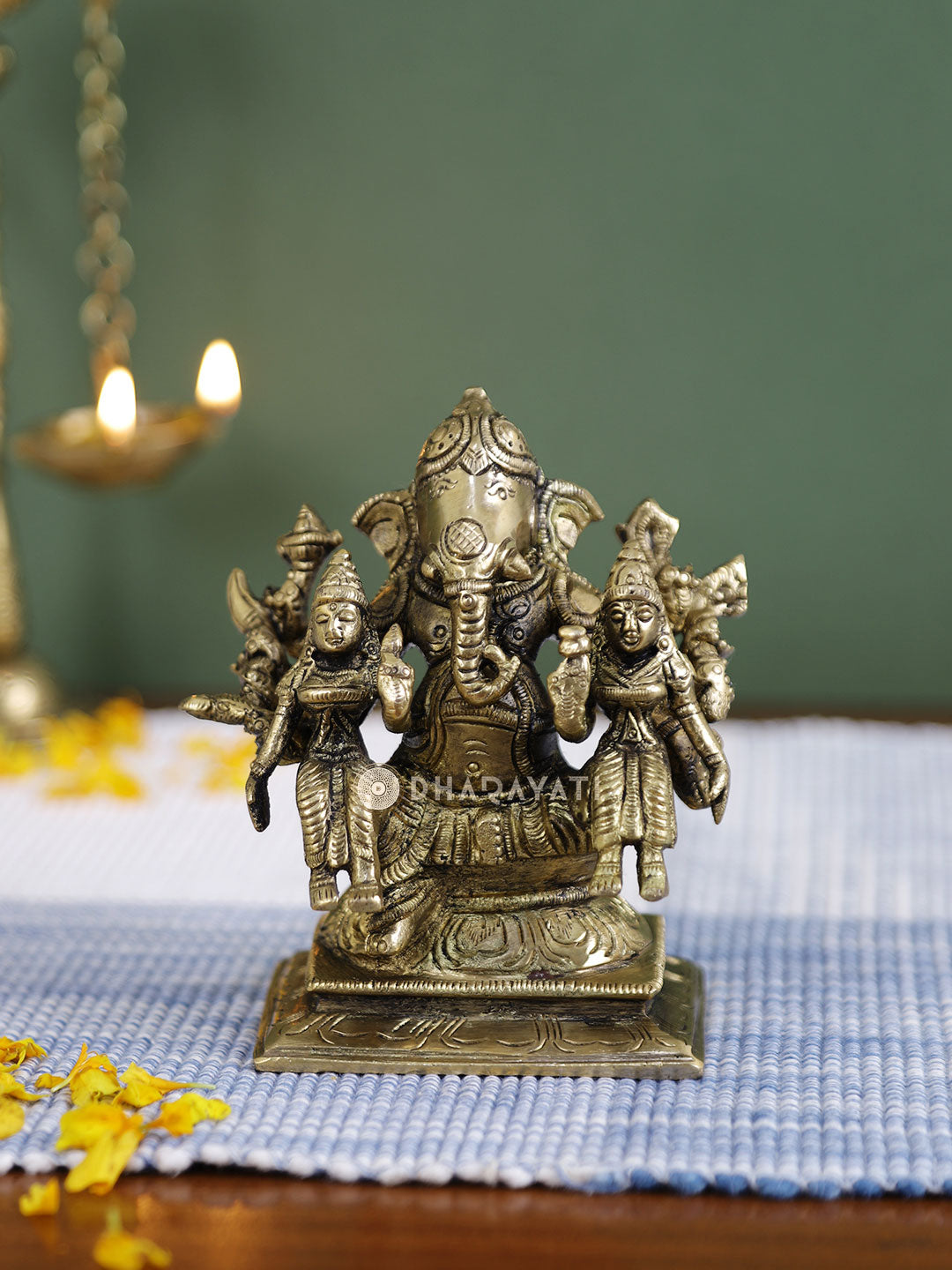 Lord Ganesha Brass Decorative Figurine