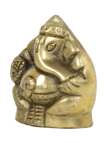 Lord Ganesha Decorative Brass Figurine