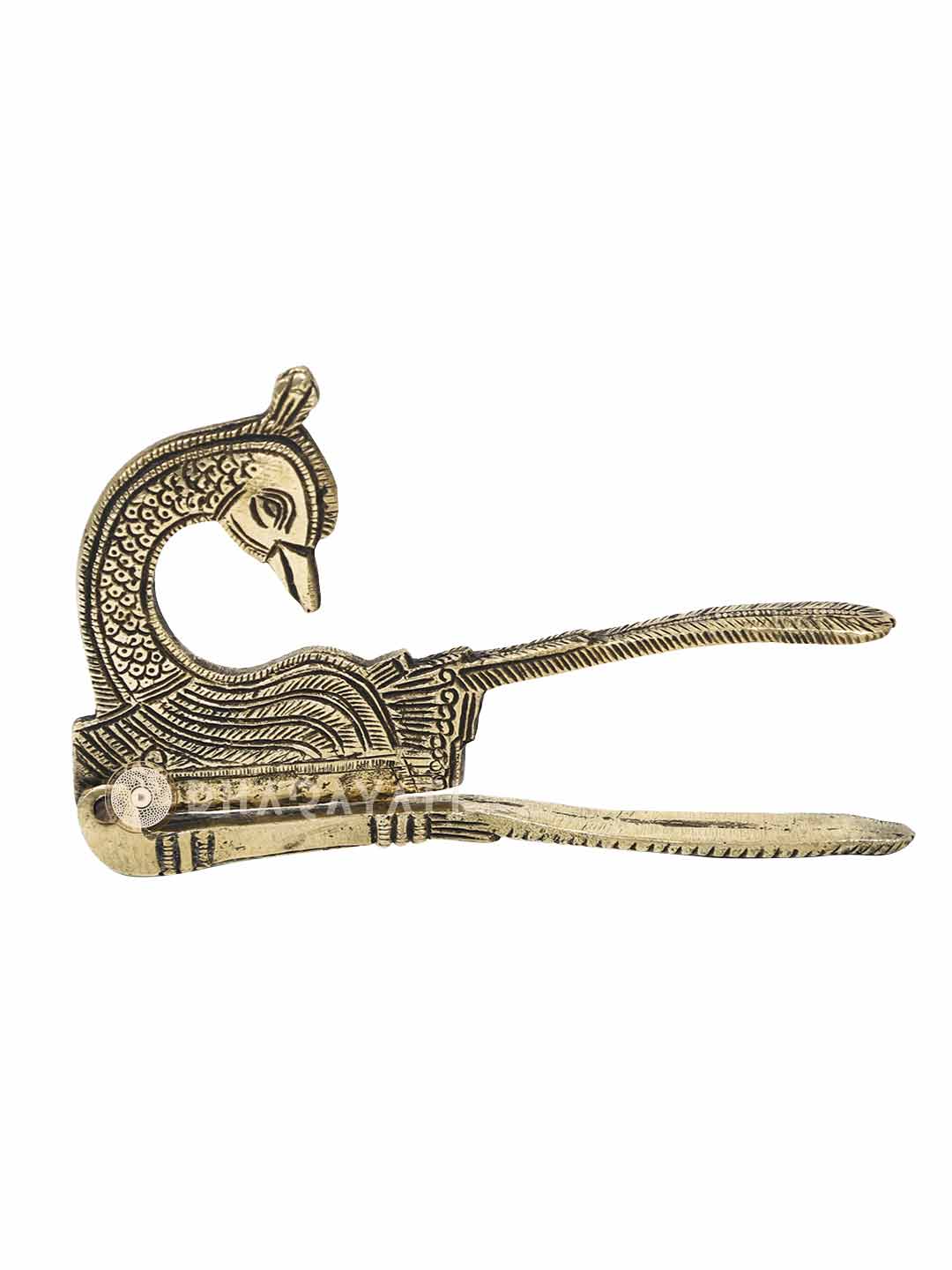 Peacock Design Nut Cutter Made of Brass For Decorative Collection