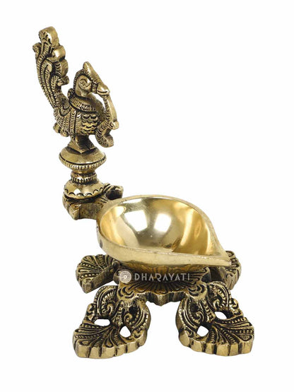 Parrot Brass Diya