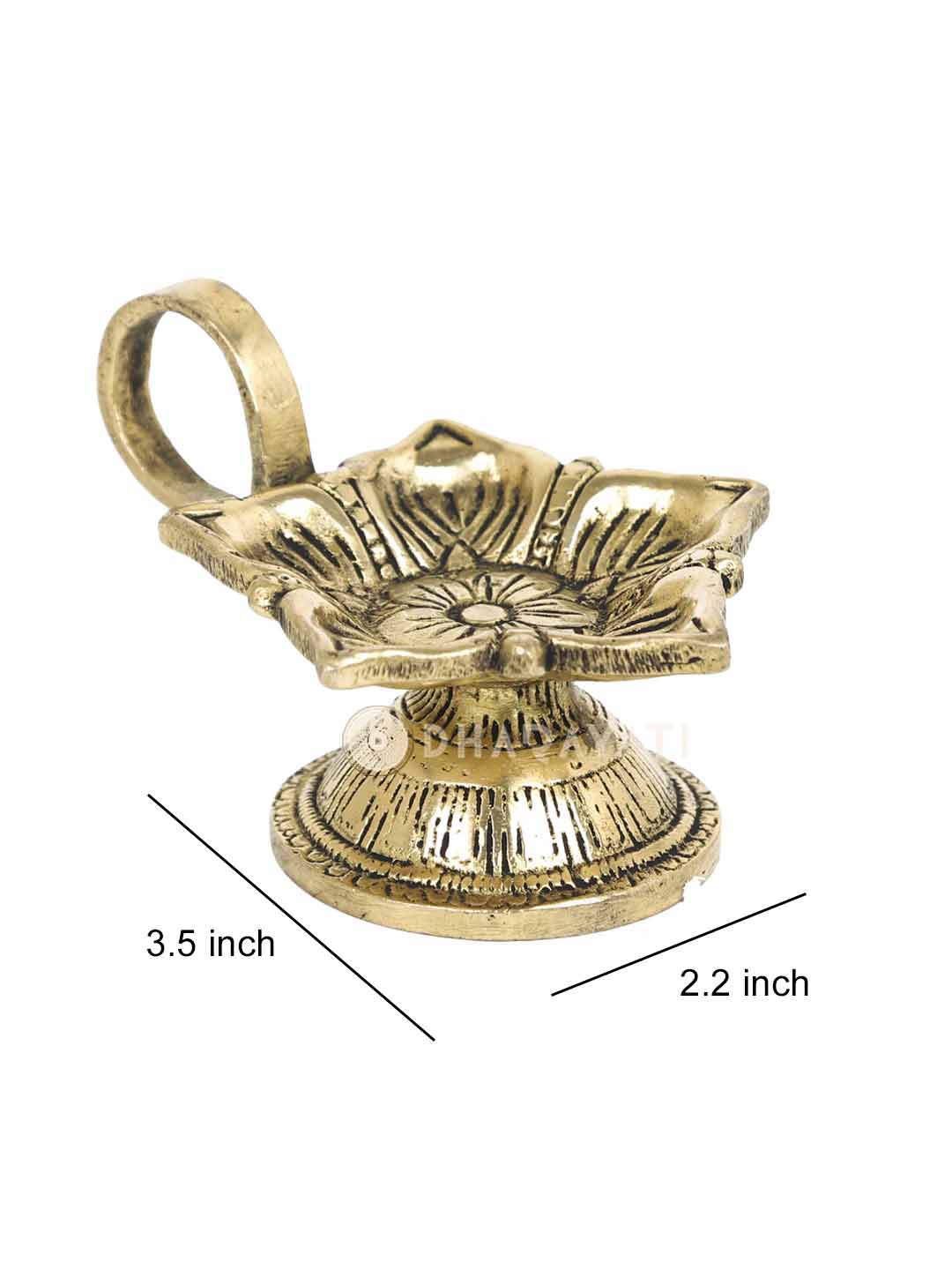 Pooja Aarti Diya Decorative Brass