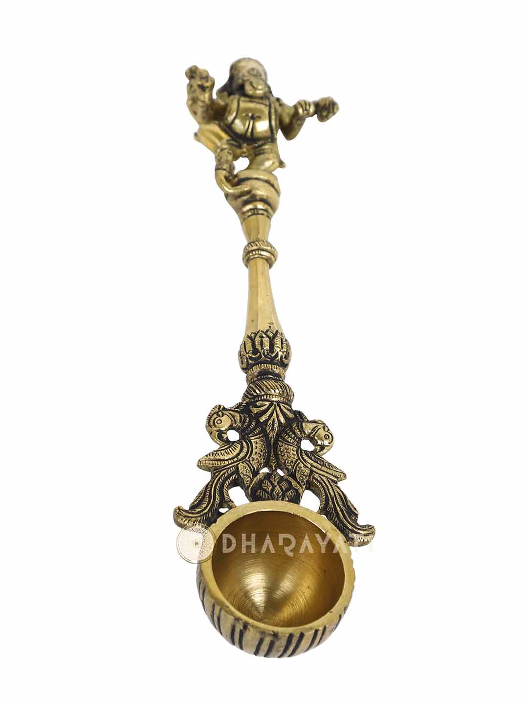 Pooja Aarti Spoon With Ganesh On Handle