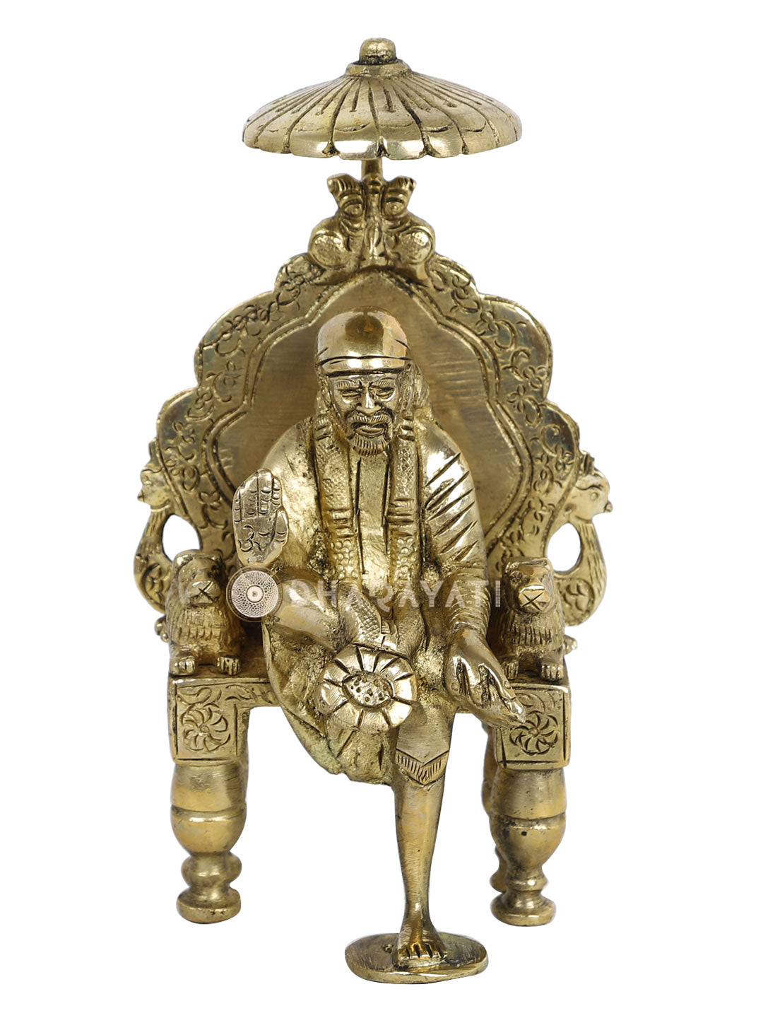 Sai Baba Big Decorative Brass Figurine