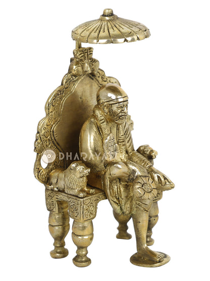 Sai Baba Big Decorative Brass Figurine