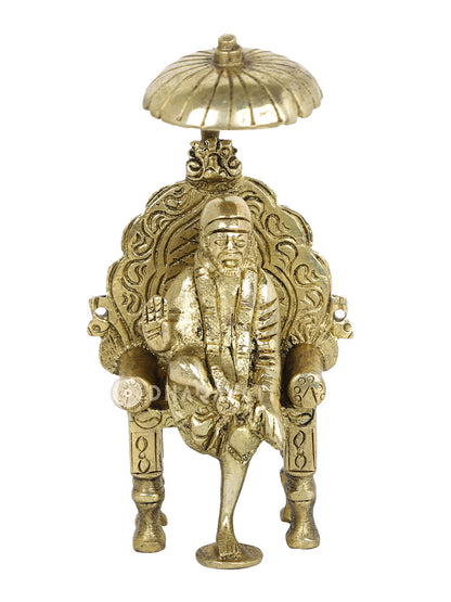 Sai Baba Small Decorative Brass Figurine