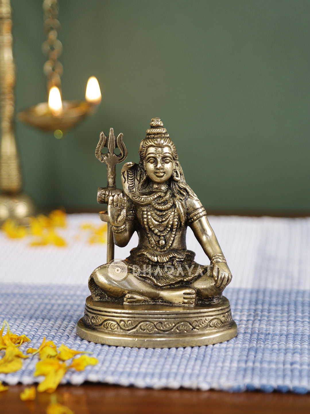 Shiva Decorative Brass Figurine