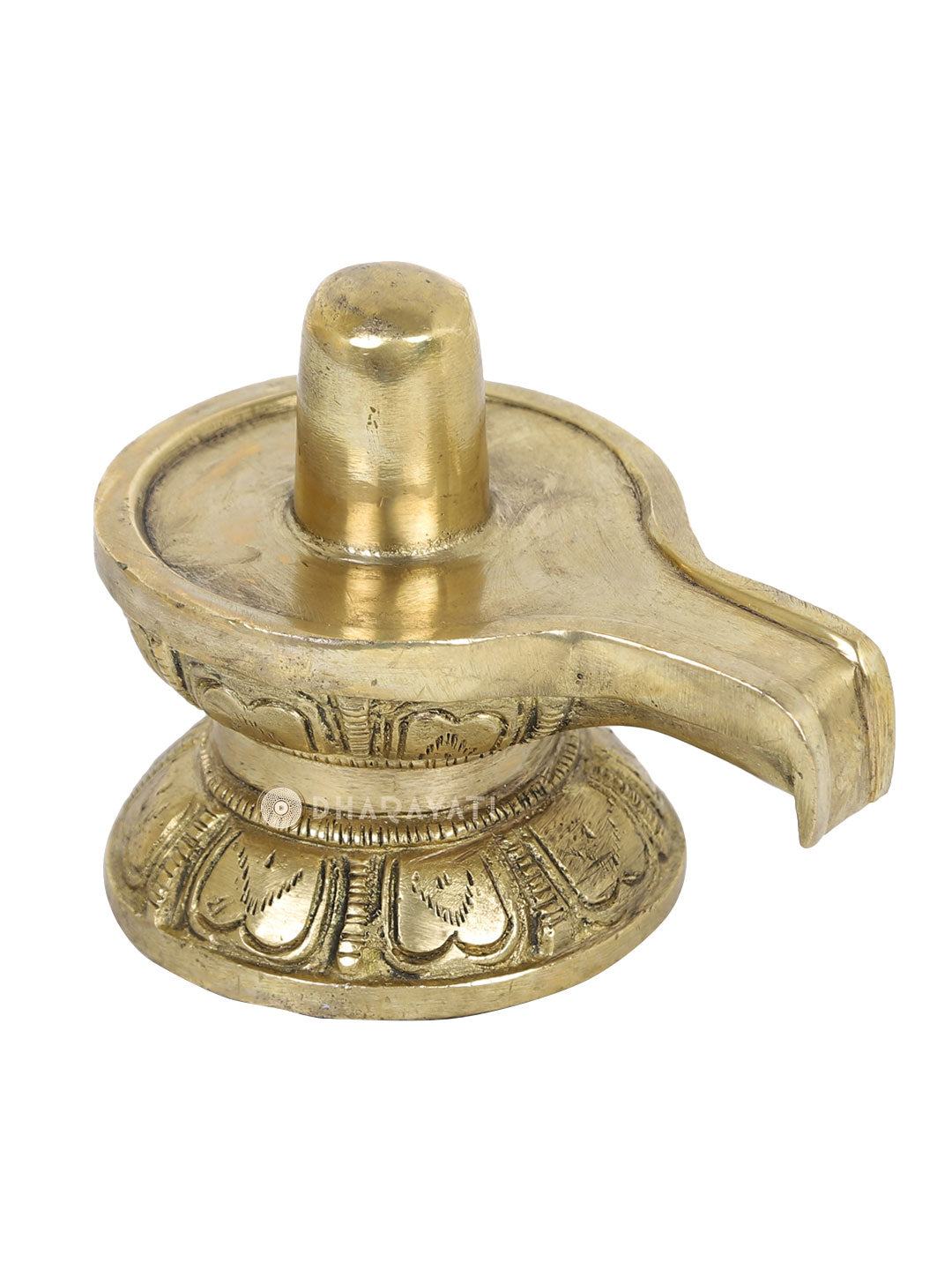 Shivaling Decorative Brass Figurine