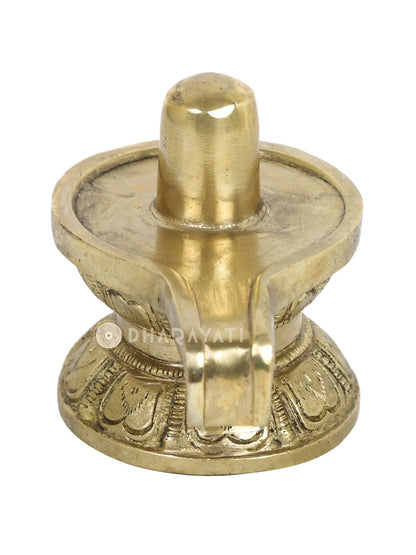 Shivaling Decorative Brass Figurine