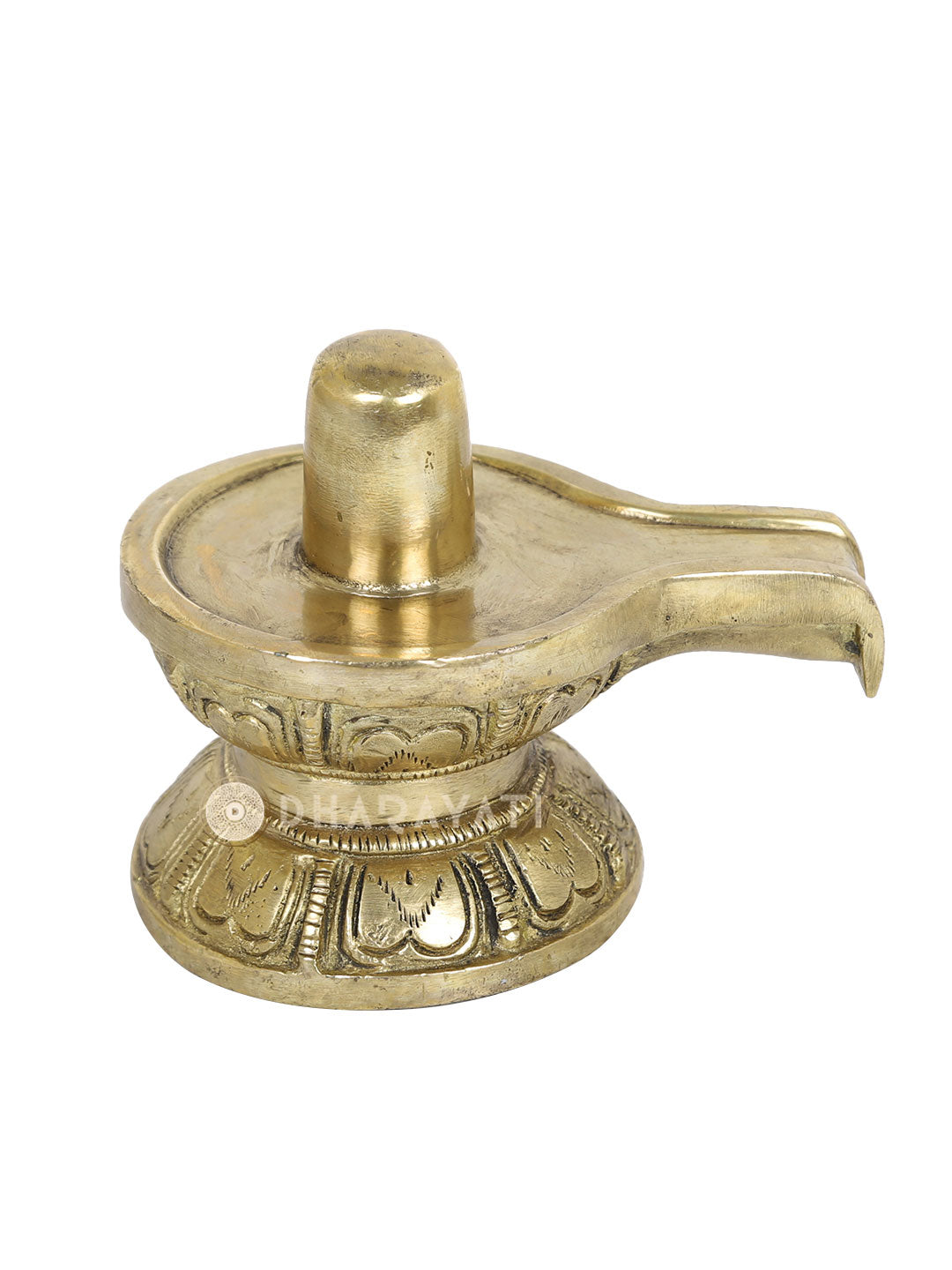 Shivaling Decorative Brass Figurine