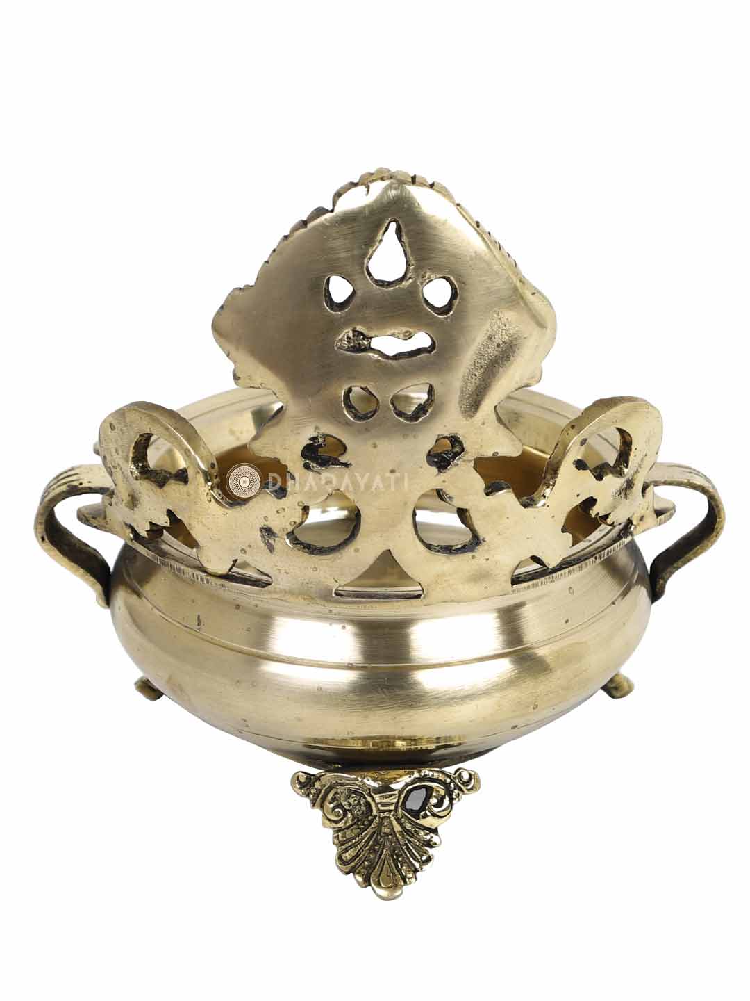 Brass Urli Bowl Fancy brass Carvings