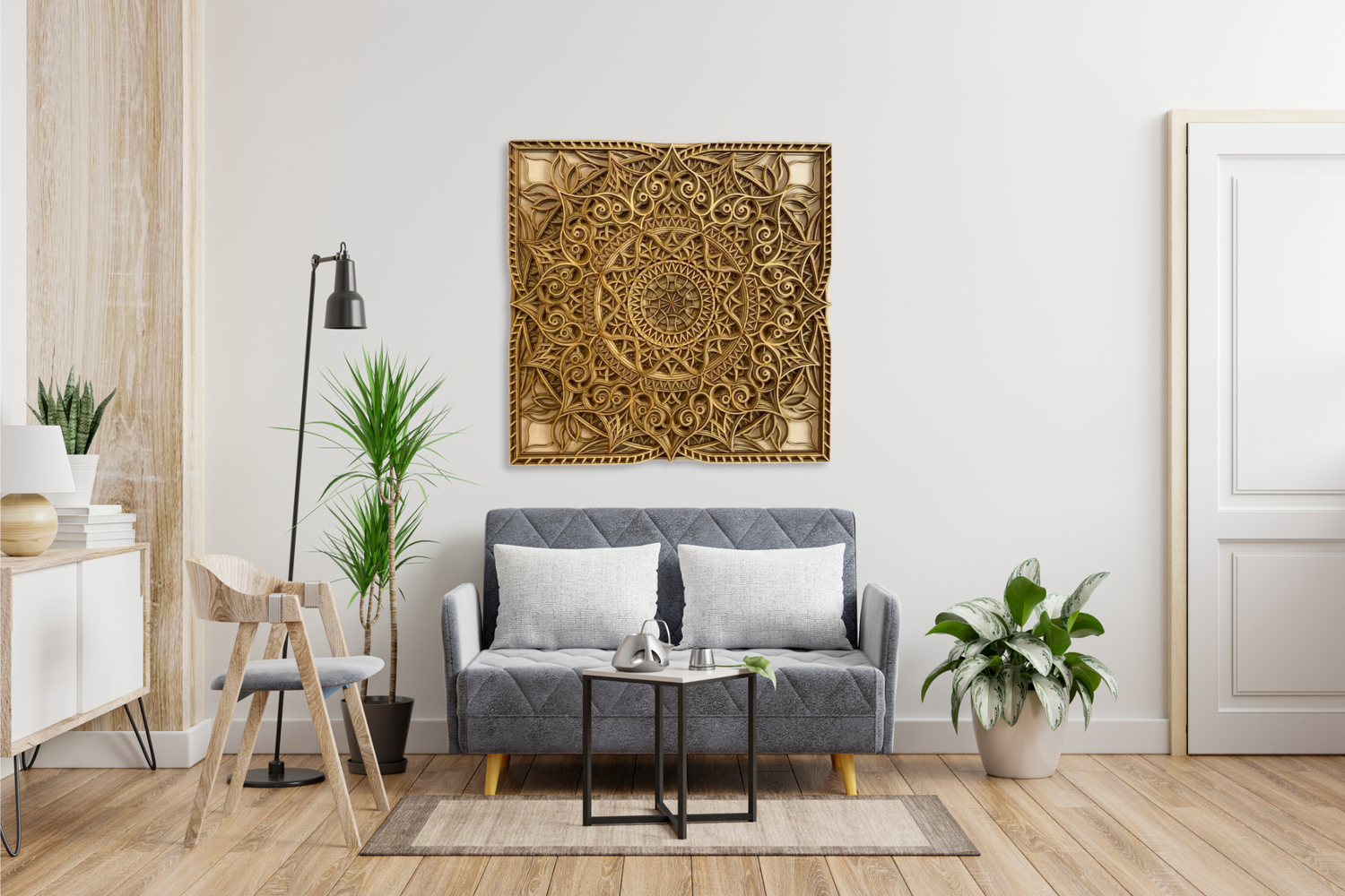 Mandala Modern Design | Wooden Wall Decor