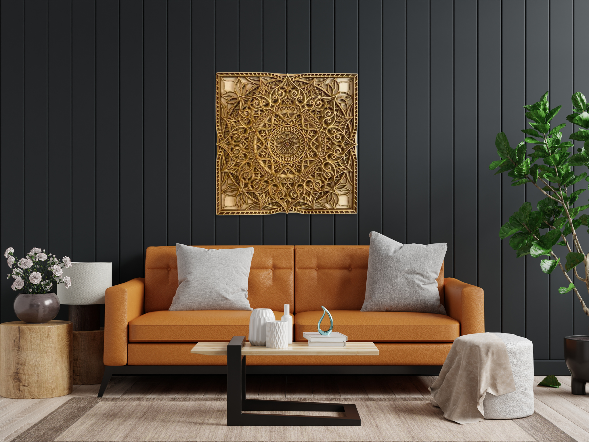 Mandala Modern Design | Wooden Wall Decor