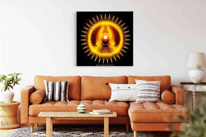 Divine Blessings: Chhathi Maiyai - Canvas Art