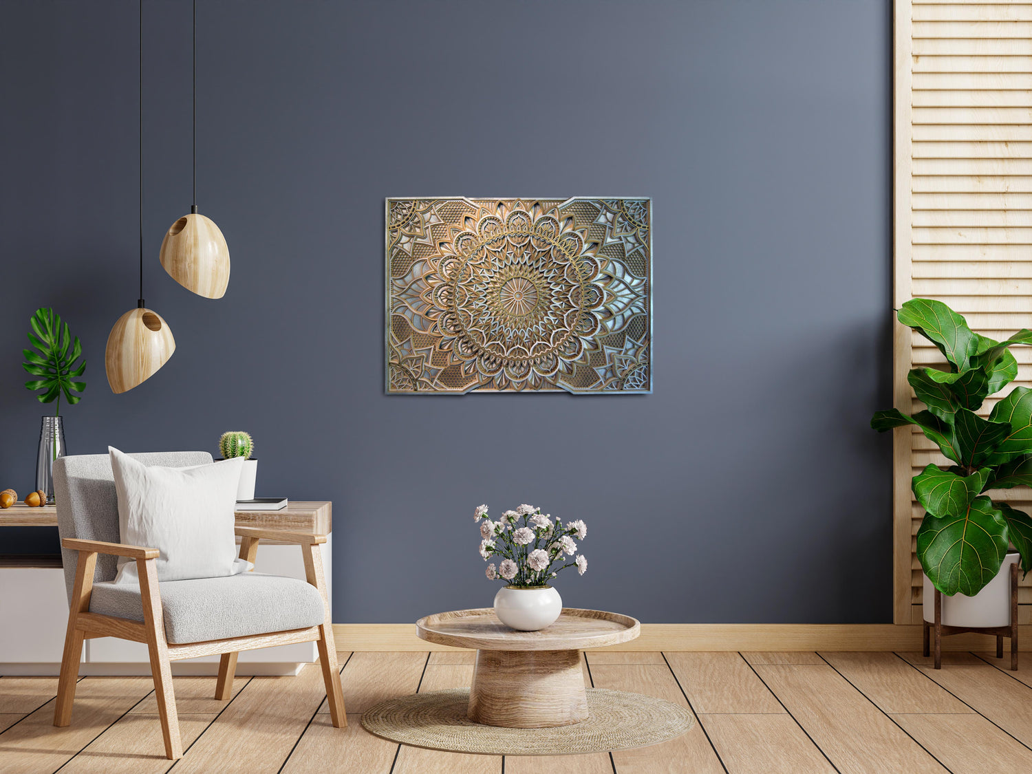 Wood Mandala | Wooden Wall Decor