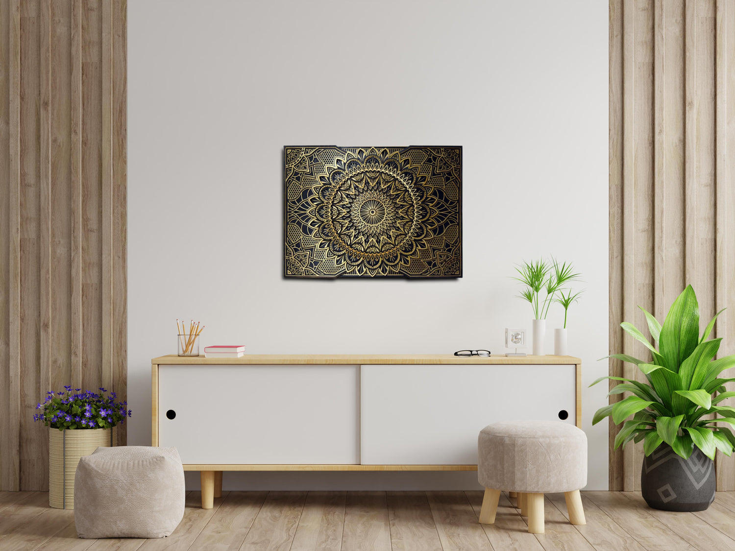 Wood Mandala | Wooden Wall Decor