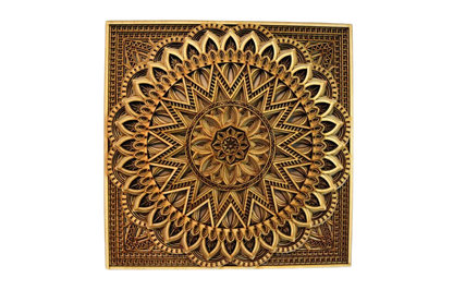 Wood Mandala Art | Wooden Wall Decor