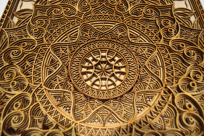 Wood Wall Mandala Decor | Wooden Wall Decor