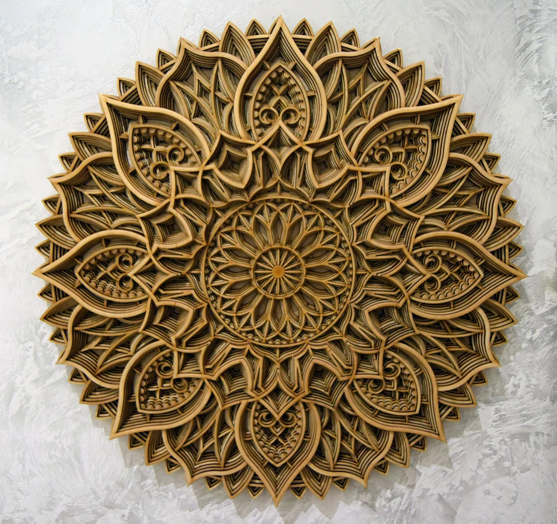 Mandala Sunflower | Wooden Wall Decor