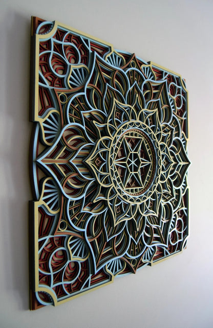 Flower Design Modern Art | Wooden Wall Decor