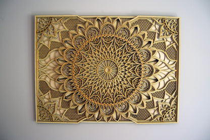 Wood Mandala | Wooden Wall Decor