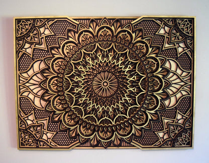 Wood Mandala | Wooden Wall Decor