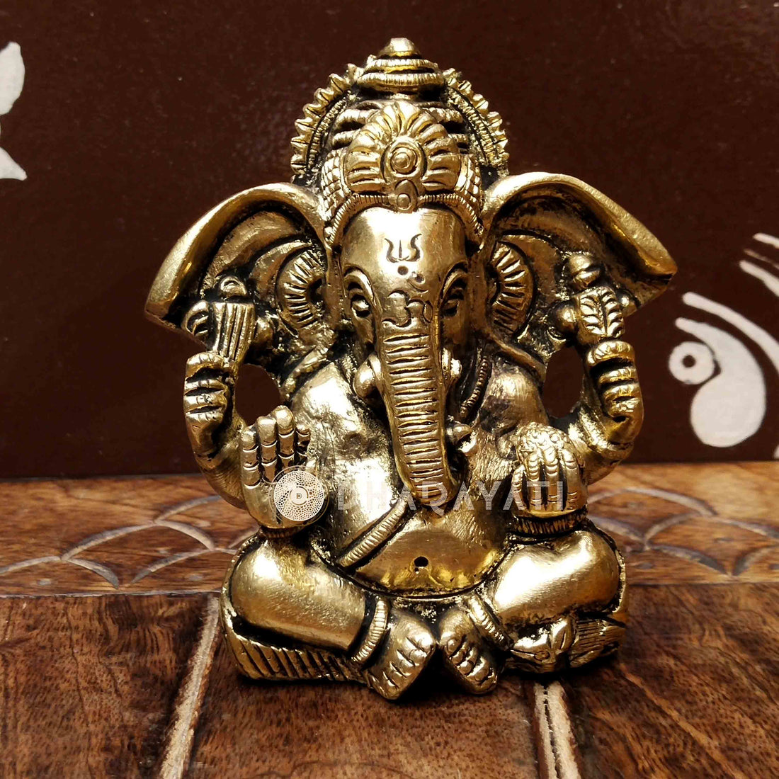 Brass Ganesha With Large Ears