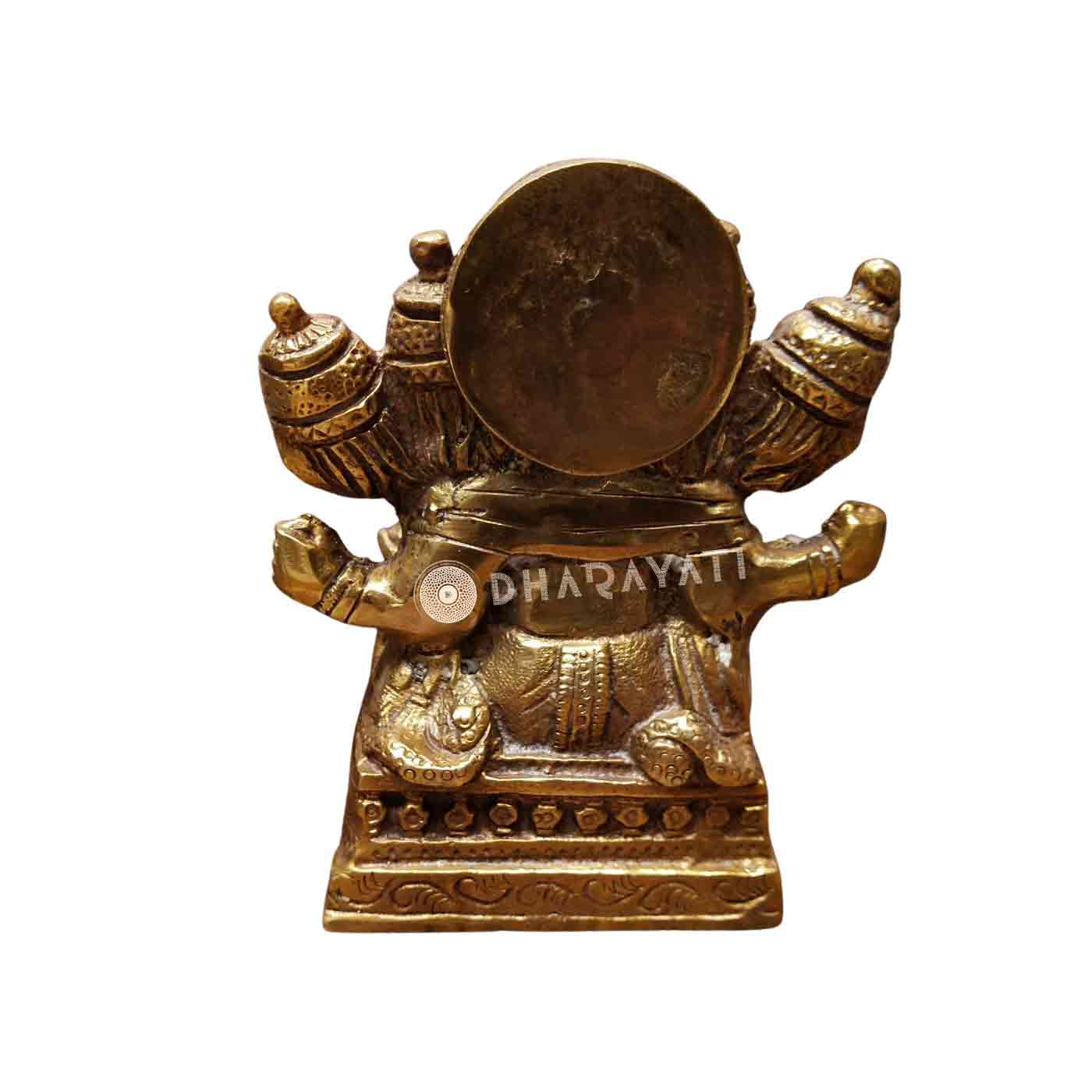 Brass Panchmukhi Ganesh